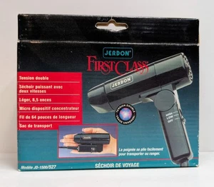 Jerdon FIRST CLASS 1500W 2-Speed Travel Hair Dryer - Picture 1 of 5