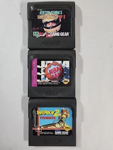NBA JAM ayrton Super Monaco Gp 2 Paperboy 2 (Sega Game Gear Lot) nur Cartridges - Bild 1 von 6