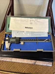 MITUTOYO 500-133 DIGITALER MESSSCHIEBER 0,0005" / 0,01 MM 6" komplett mit Etui Japan Vintage - Bild 1 von 6