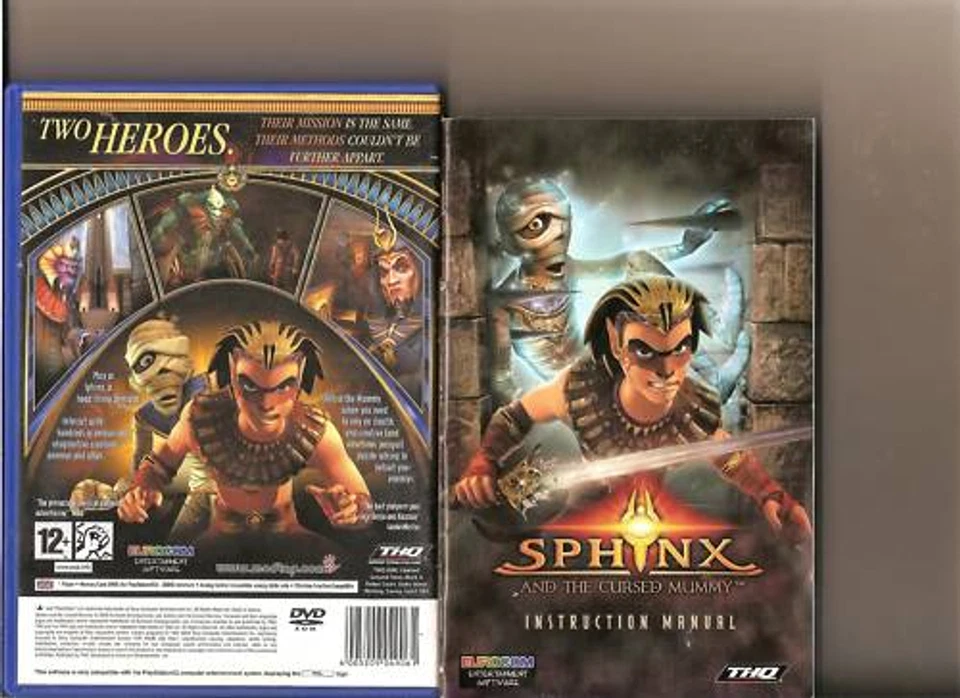 SPHINX AND CURSED MUMMY RARE PLAYSTATION 2 PS2 PS 2 - Image 1 of 1