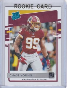 Tarjeta de novato Chase Young Washington Football Team 2020 ¡clasificación Donruss a radiocontrol! - Imagen 1 de 2