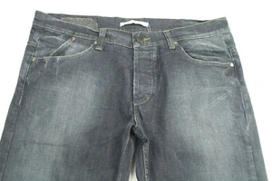Ferre Milano Men's Jeans Straight Mid Rise Stretch Denim Size 33 Made In Italy - Picture 1 of 6