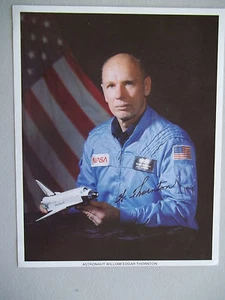 William Thornton Autographed (Autopen) 8X10 Shuttle Photo - Picture 1 of 1