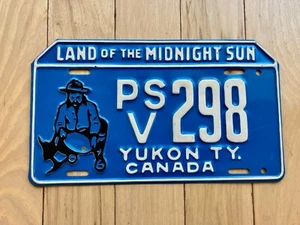Targa rimorchio PSV canada territorio Yukon 1953 ridipinta - Foto 1 di 5