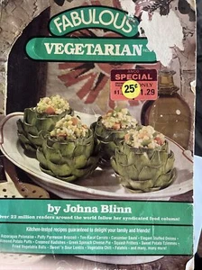 Vintage Cookbook:  “Fabulous Vegetarian Recipes” Copyright:1987 - Bild 1 von 2