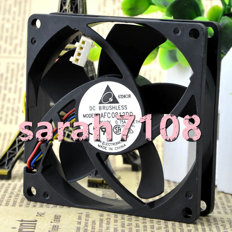 1PC NEW Delta 8020 8CM 12V0.75A PWM automatic speed control fan AFC0812DD   - Image 1 of 1