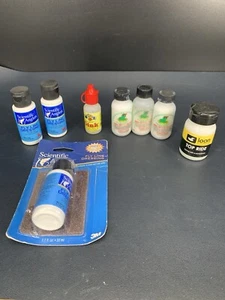 Fly Fishing Line Dressing & Fly Treatment Lot Loon Scientific Anglers Gink Frogs - Picture 1 of 4