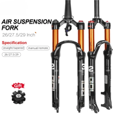 MTB Bicycle Front Suspension Air Fork 26/27.5/29Inch Mountain Bike Fork  - Image 1 of 4
