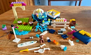 Lego Friends Set Stephanies Buggy und Anhänger Jeep Fahrrad Hund Welpe Zubehör - Bild 1 von 6