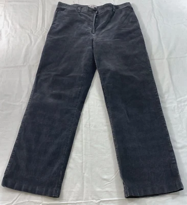 Mujer Northern Reflections Pana Pantalón Talla 14 Tobillo Gris Oscuro Cremallera Algodón Foto 1 de 4