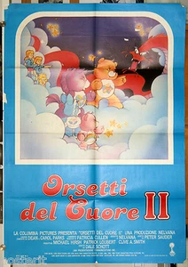 manifesto 2F film ORSETTI DEL CUORE 2 - CARE BEARS II - film d'animazione 1986 - Foto 1 di 1