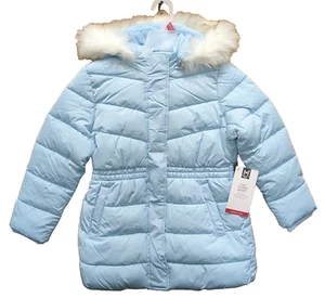 Member's Mark Toddler Medium (7/8) Removable Faux Fur Trim Hood Puffer Jacket - Picture 1 of 11