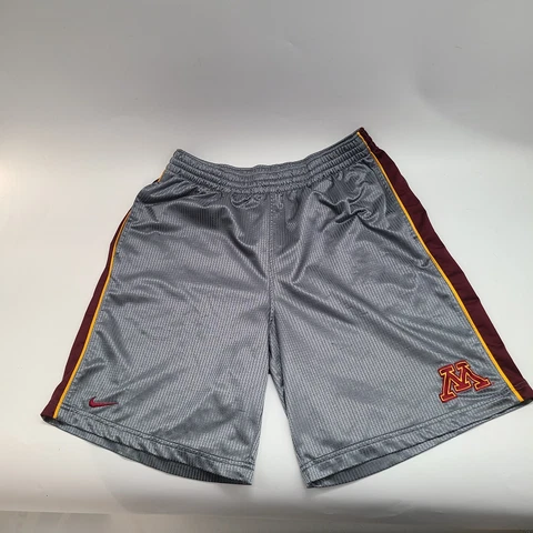 Minnesotta Golden Gophers Nike Mesh Basketball Shorts Grey/Maroon/Gold Cover