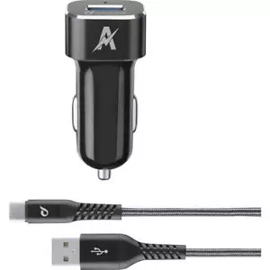 Cellularline Auto KFZ Ladegerät USB-C Kabel 15W Fast Charging Zigarettenanzünder