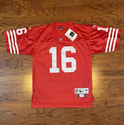 Nueva Jersey Talla M Joe Montana San Fran Francisco SF 49ers Niners Reebok Throwbacks Foto 1 de 4