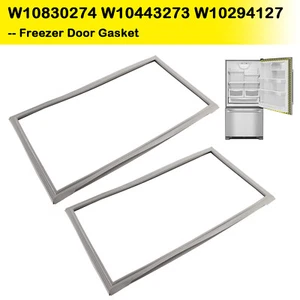 2 Pack W10830274 Freezer Door Gasket for Maytag Refrigerator W10443273 W10294127 - Picture 1 of 13