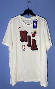 RARE SIZE 3XL Miami Heat Men's Nike Dri-FIT NBA T-Shirt 75th Anniversary DA6093