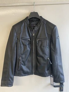 Cabrini Damen Lederjacke aus feinstem Lammnappa / Gr. 44 / Black - Bild 1 von 3