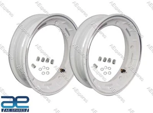 Par De Llantas De Neumáticos Sin Cámara Vespa 10" De Aluminio Color Blanco - Imagen 1 de 9