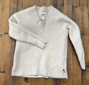 Rachel Zoe Pullover Beige Farbe 100% Merinowolle XS-S - Bild 1 von 2