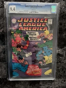 JUSTICE LEAGUE of AMERICA #56 CGC 9.4 weiße Seiten JLA vs JSA 1967 DC Comics - Bild 1 von 2