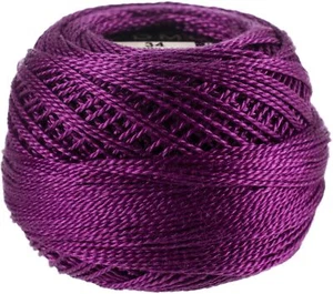 DMC Pearl Cotton Ball Size 8 87yd-Dark Fuchsia - 10 Pack - Picture 1 of 1