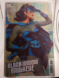 2024 Marvel Comics Black Widow & Hawkeye 1 Stanley Artgerm Lau Cover C Variant - Picture 1 of 1