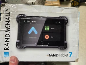 Rand McNally Vehicle GPS Rand Tablet Seven Inch RANDTAB7 New Open Box - Picture 1 of 7