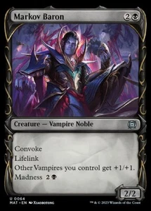 MTG MARKOV BARON 64 EXC - BARONE MARKOV - MAT X EN - MAGIC - Picture 1 of 1