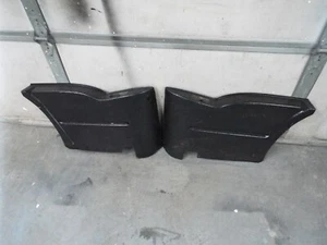 1957 Chevy Bel Air 2-Door Hardtop Rear Armrest Base Pair OEM - Picture 1 of 10