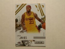 2009 Panini Rookies & Stars Longevity Gold Card of LeBron James -  Cavaliers
