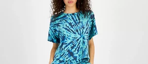 Jenni Super Soft Pajama T-Shirt, Ocean Aqua, S - Picture 1 of 2
