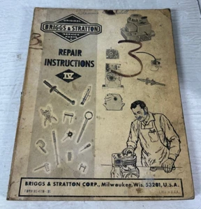 Briggs & Stratton Repair Instructions IV Manual MS-4750-101 Engine Guide 1973 - Picture 1 of 1