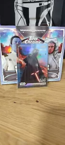 2024 Topps Chrome Star Wars Blue Refractor #115 Kylo Ren (98/150) - Bild 1 von 4
