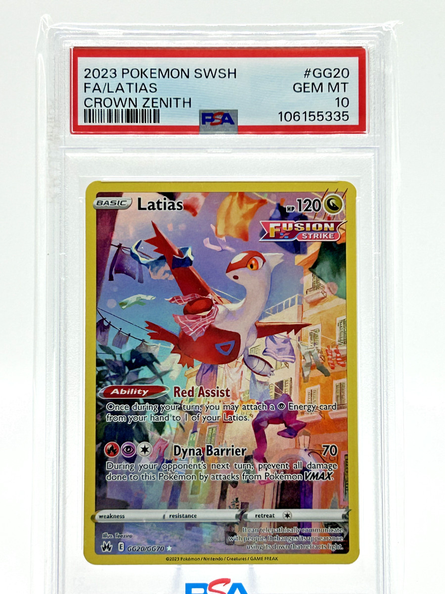 Latias Pokémon TCG Professional Sports Authenticator (PSA Latias Pokémon TCG Professional Sports Authenticator (PSA