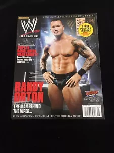 WWE Magazine August 2013 Divas Randy Orton Daniel Bryan With Double Sided Poster - Imagen 1 de 8