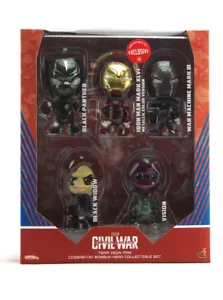 Hot Toys Cosbaby Capitán América Equipo de la Guerra Civil Iron Man Juego de 5 Figuras Exclusivo - Imagen 1 de 4