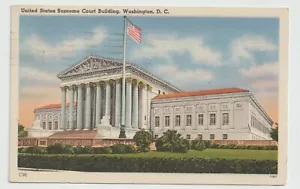 Washington D. C. Postal Edificio de la Corte Suprema de los Estados Unidos Circa 1966 - Imagen 1 de 2