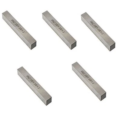 5Pcs 3/8'' x 3/8'' x 3'' M42 Cobalt Steel Square Tool Bit Lathe Fly Cutter Mill - Image 1 of 2