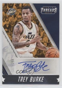 2015-16 Panini Threads Signage /199 Trey Burke #S-TBK Auto