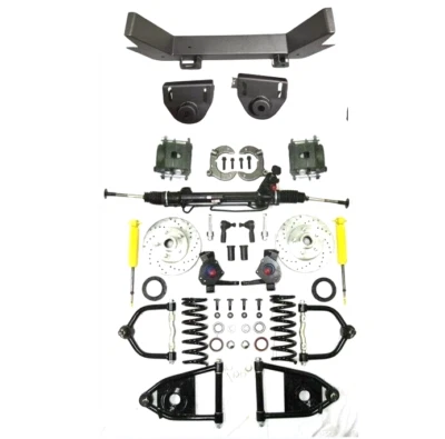 1941-48 Fit Ford Car IFS Crossmember Mustang II Front Suspension power Drop Kit - Image 1 of 4