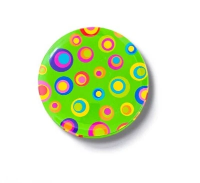 (Juego de 8) Platos de ensalada/pastel de melamina lunares funky Foto 1 de 4