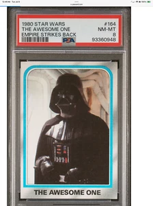1980 Topps STAR WARS EMPIRE STRIKES BACK #164 Darth Vader The Awesome One PSA 8 - Picture 1 of 2