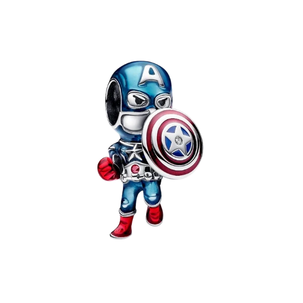 Pandora Marvel The Avengers Captain America Charm 793129C01