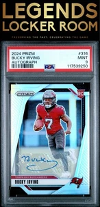 2024 Panini Prizm #316 Bucky Irving Autograph PSA 9 - Picture 1 of 2