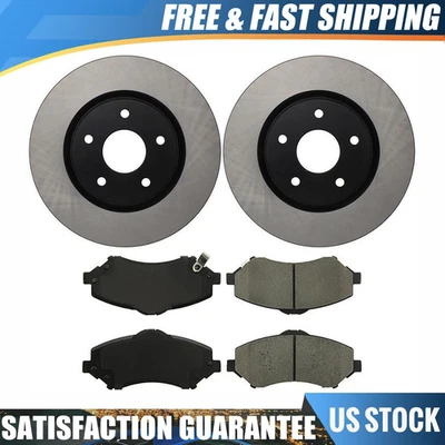 Центральные тормозные диски и колодки для 2012 2013 2014 2015 2016 Dodge Grand Caravan - Изображение 1 из 4