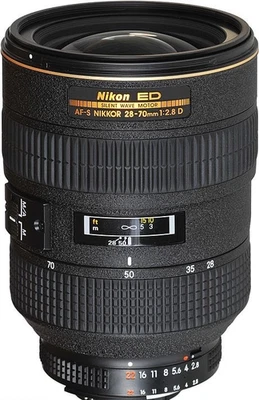 Lente Nikon Nikkor AF-S 28-70mm f2.8 D ED IF #308201 LIMPIO El estado es excelente Foto 1 de 4