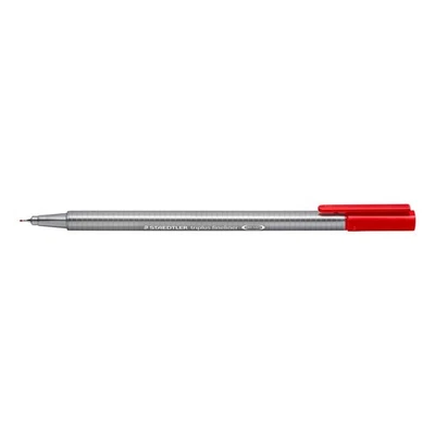 STAEDTLER triplus® 334 Fineliner rot 0,3 mm, 1 St. - Bild 1 von 2