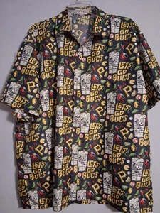 MLB Pittsburgh Pirates Let’s Go Bucs Hawaii Button Down Hemd XL Cook Out Tiki - Bild 1 von 6
