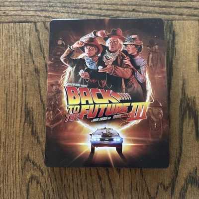 Back to the Future Part III 4K UHD Blu-ray  STEELBOOK - Tested - Image 1 of 4